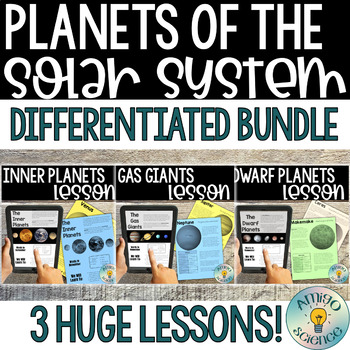 Preview of Planets of the Solar System | Inner Planets, Gas Giants, Dwarf Planets Bundle