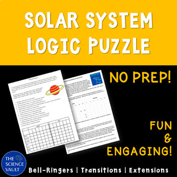 Preview of Solar System Logic Puzzle for Developing Critical Thinking Skills
