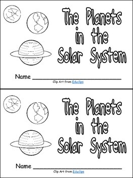 Preview of Planets of the Solar System- Nonfiction Leveled Reader- Kindergarten 1st Grade