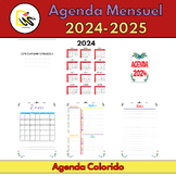 spanish Planificador de profesores imprimible 2024 | agenda 2024