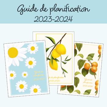 Preview of Planificateur 2023-2024 - Primaire et préscolaire