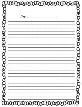 Planned, Polished, & Published!- Writing Paper Pack by The Literacy Loft