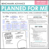 Planned for Me: First Grade (Benchmark Advance)