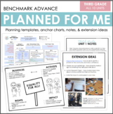 Planned for Me: Third Grade Benchmark Advance CA, National