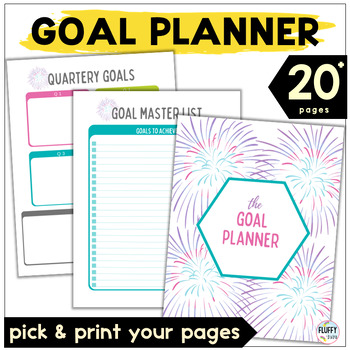 Preview of Planner 2024 with Calendar 2024 Pastel Color for January Activities