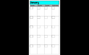 Preview of Planner/Calendar