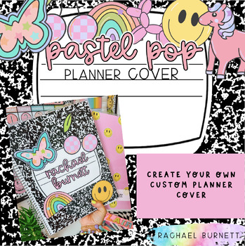 Preview of Planner Cover Pastel Pop X 4theloveofpi