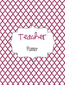 Planner Cover and Dividers by mrsross | Teachers Pay Teachers
