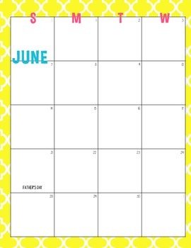 Planner; Digital File; Organizer; Monthly and Weekly Calendar; 2015 ...