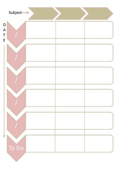 Planner Pages - Pink and Tan by Jessica's Classroom Essentials | TPT