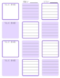 Planner Pages: purple