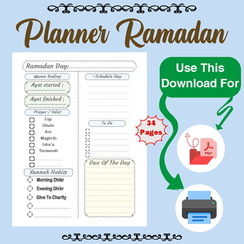 Preview of Planner Ramadan 2024