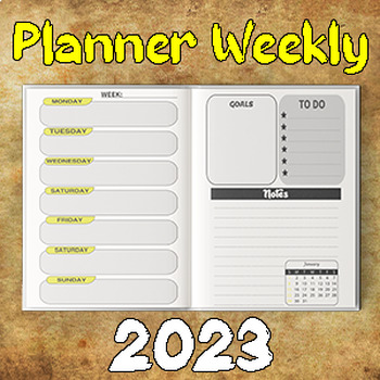Preview of Planner Weekly 2023