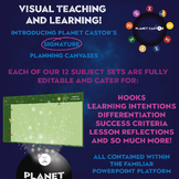 Planning Canvas Toolkit | ALL Subjects, 400+ Exemplars & A