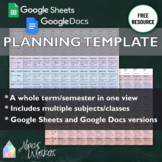 Planning Document | Google Sheets Template & Google Docs Template