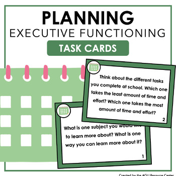 Preview of Planning | Executive Functioning Skills Task Cards