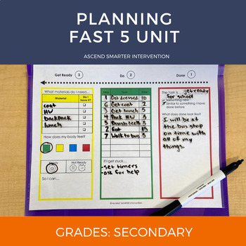 Preview of Planning Fast 5 Unit (6th & Up)
