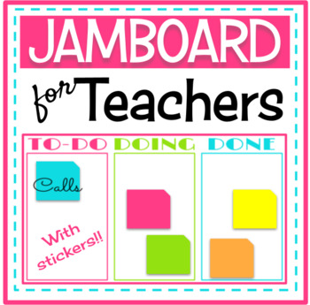 Preview of Planning Jamboard Templates for Teacher Organization