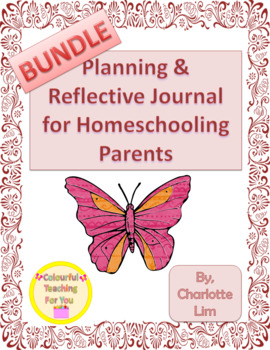 Preview of Planning & Reflective Journal for Homeschooling Parents