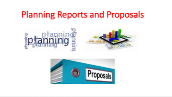 Preview of Planning Reports and Proposals