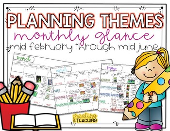 Preview of Planning Themes: Monthly Glance