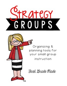 Preview of Planning Tool for Strategy/Small Group instruction