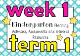 Planning Week 1 Term 1 Kindergarten