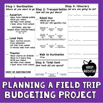 field trip budget template