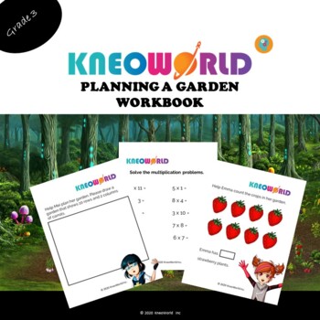 Preview of Planning a Garden Workbook | Grade 3 | Distance Learning