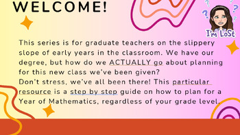 Preview of Planning a Year of Mathematics - Step by Step Guide