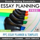 Essay Planning Outline & Template -  FREE PowerPoint & Ess