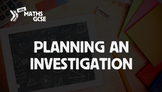Planning an Investigation - Complete Lesson