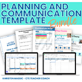 Planning and Communication Template Bundle for Middle Scho