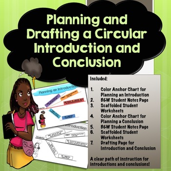 Preview of Planning and Drafting a Circular Introduction and Conclusion Bundle