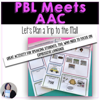 Preview of AAC Conversations | Plan a Shopping Trip Speech Therapy Activity 