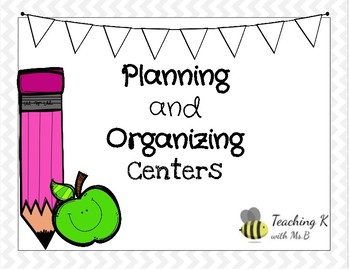 Preview of Planning and Organizing Centers