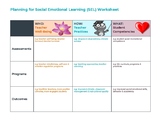 Planning for Social Emotional Learning (SEL) Worksheet