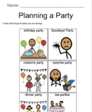 Planning for a Party