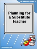 Planning for a Substitute Teacher