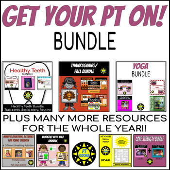 Preview of Gross Motor and Yoga Activity Bundle