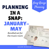 Music Lesson Overview {January-May Bundled Set}