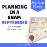 Music Lesson Overview {September}