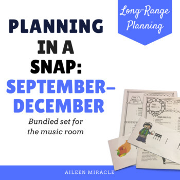 Preview of Music Lesson Overview {September-December Bundled Set}