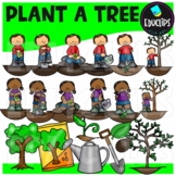 Plant A Tree Clip Art Set  - EARTH DAY {Educlips Clipart}