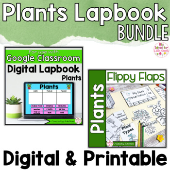 Preview of Plant Activities Interactive Notebook Digital and Printable Bundle