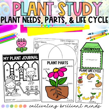 Plant Activities | Plant Needs | Plant Parts | Plant Life Cycle | TPT