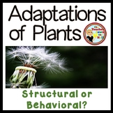 Plant Adaptations Structural/Behavioral Quiz I Adaptations Intro