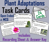 Plant Adaptations Task Cards Activity (Biomes and Habitats Unit)