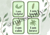 Plant Affirmation Cards for Toddlers, Preschool, or Elementary 