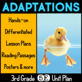 3rd Grade Animal Adaptations 5E Science Unit Plant Adaptat